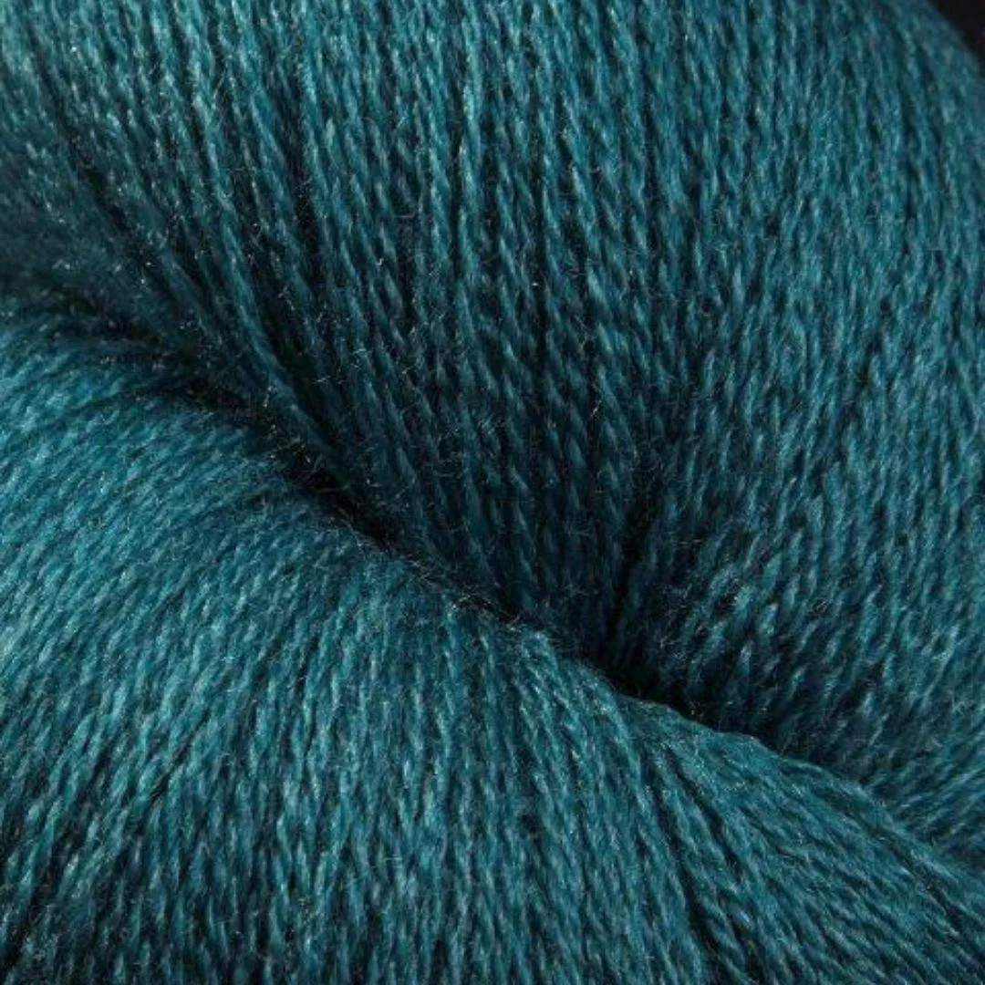 Zephyr Wool-Silk Cones | 2/18 Lace Weight Yarn | 1lb Cone, 5,040 Yards | 50% Merino Wool & 50% Tussah Silk