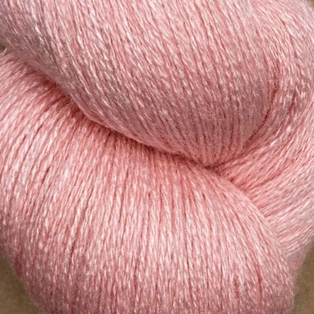 Zephyr Wool-Silk Cones | 2/18 Lace Weight Yarn | 1lb Cone, 5,040 Yards | 50% Merino Wool & 50% Tussah Silk