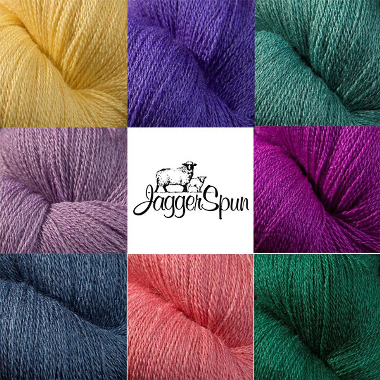 Zephyr Wool-Silk Cones | 2/18 Lace Weight Yarn | 1lb Cone, 5,040 Yards | 50% Merino Wool & 50% Tussah Silk